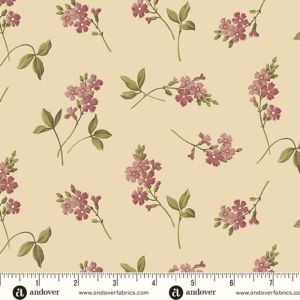 Farmer's Daughter fabric, Cornflower, Midnight |