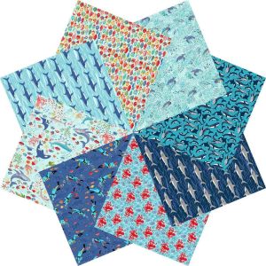 Deep Blue Fat Quarter Bundle | 