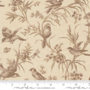 Joie De Vivre fabric, Rural Jardin, Pearl Roche | 