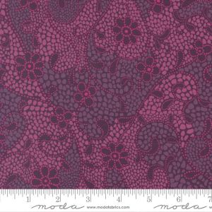 Parlor fabric Good Vibes Only, Plum | 