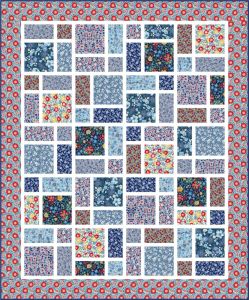 Liberty Winter Floral Pathways Quilt Kit |