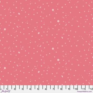 Tula Pink True Colours Fabric: Space Sprinkles, Sunburn | 