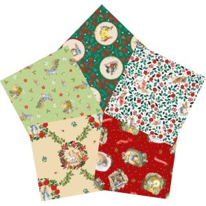 Peter Rabbit Christmas Orchard Fat Quarter Bundle | 