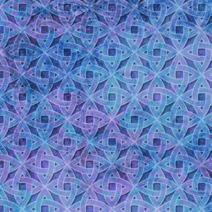 Celtic Roots Fabric: Celtic Interwoven Purple Multi | 