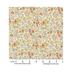 Liberty Riviera Fabric: Summer Meadow, Antique | 