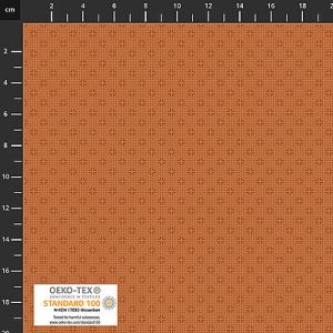 Quilters Coordinates fabric: Line Dots Amber (per 1/4 metre) | 