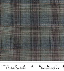Tochio Yarn-Dyed fabric: Large Plaid, Storm | 