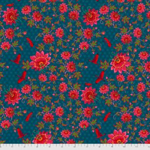 MagiCountry Fabric: Ibis Blue (per 1/4 metre) | 