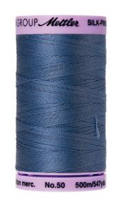 Mettler 50 Cotton Thread 500m 0351 Smoky Blue |