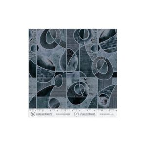 Flora and Form fabric: Orbit, Indigo Blue | 