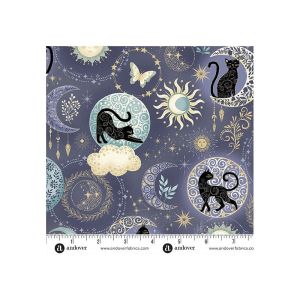 Charmed Fabric, Twilight, Blue | 