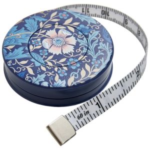 Retractable Sewing Tape Measure 60 Inch, Arts & Craft Woodblock Design | 