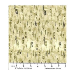 Dawn fabric: Swirls, Green |