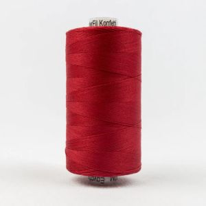 Konfetti Thread: 50wt 3 ply 100% Cotton. 1000m Spool Christmas Red | 