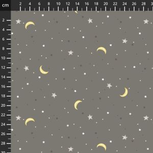 Just for Kids fabric: Sweet Dreams, Night Sky, Dark Grey | 