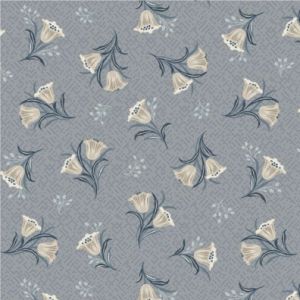 Nouveau fabric: Tipsy Tulips, Grey | 