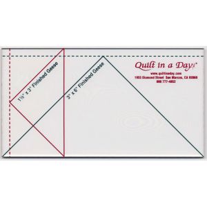 Small Flying Geese Ruler 3-1/2" x 6-1/2" |