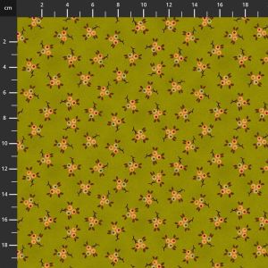 Country Coordinates fabric, Quiet Grace, Berry Sprigs, Kiwi | 