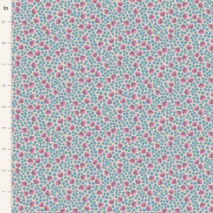 Tilda Bellflower Blenders fabric: Bellflower, Blue | 