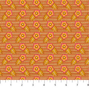 Shooting Star fabric: Woodcarving, Caramel Cheery | 