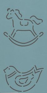 Quilt Stencil Mini Block # 47 |