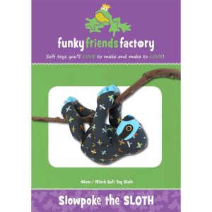 Funky Friends Factory: Slowpoke the Sloth Soft Toy Pattern | 