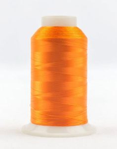 InvisaFil Thread: 100wt 2 ply Polyester 2500m Spool Pure Orange | 