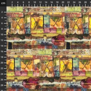 Live Out Loud fabric: Dream Big, Kaleidoscope | 