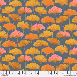 Golden Harvest fabric, Ginko, Slate | 