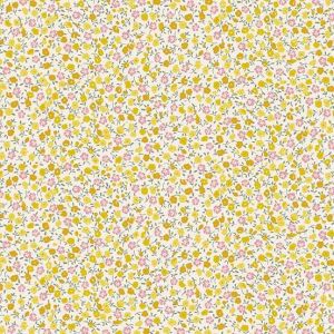 Petite Fleur Fabric: Ditzy, Yellow | 