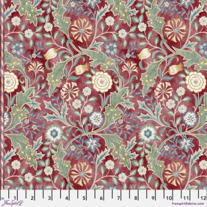 The Oxford Holiday Collection Fabric: Small Wilhelmina, Crimson | 