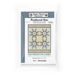 Paper Pieces Feathered Star Pattern and Piece Pack | 