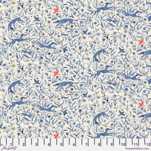 Backyard Wonder fabric: Meadow, Cream | 