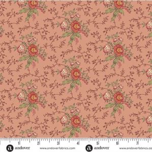 Farmer's Daughter fabric, Bramble, Rose |