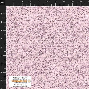 Quilters Coordinates fabric: Signatures Pale Pink (per 1/4 metre) | 