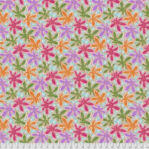 Philip Jacobs Fabric Lacy Leaf Pastel (per 1/4 metre) |