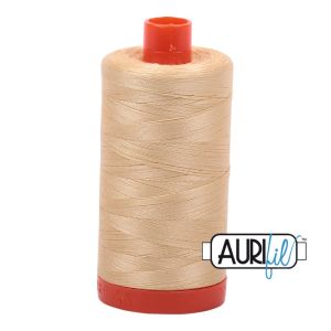 Aurifil 50 Light Caramel Thread, 6001 | 