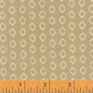 Atlas fabrics: Diamonds Sand (per 1/4 metre) | 