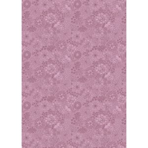 Jardin d'Automne fabric: Autumn Butterfly Floral on Heather | 