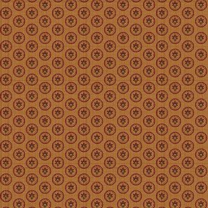 Hello Fall Fabric: Circle Flower Pumpkin (per 1/4 metre) | 