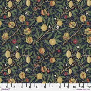 The Oxford Holiday Collection Fabric: Medium Fruit, Ink | 