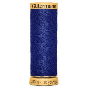 Gutermann Natural Cotton 100m Enzyme Blue Col 4932 |