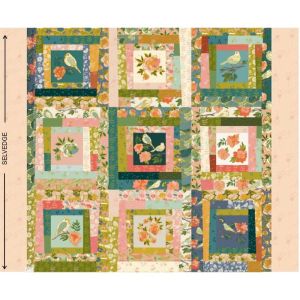 Lush Life fabric, Cheater Panel 36", Multi | 