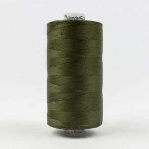 Konfetti Thread: 50wt 3 ply 100% Cotton. 1000m Spool Pine Green | 