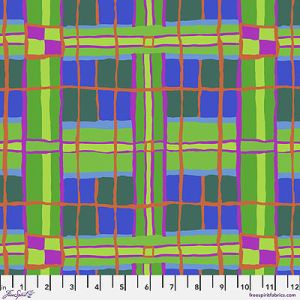 Kaffe Fassett Collective: Checkmate Green (per 1/4 metre) | 