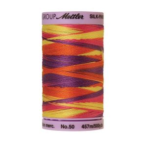 Mettler 50 Variegated Cotton Thread 9841, Smiley Mix | 