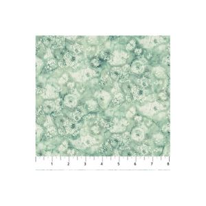 Whisper fabric: Scattered Flowers, Green | 