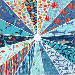 Deep Blue Sea 10" Patchwork Palette | 