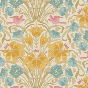 Tilda Songbird fabric: Songbird, Mustard | 