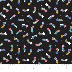 Just for Fun fabric: IT Girl, Black | 